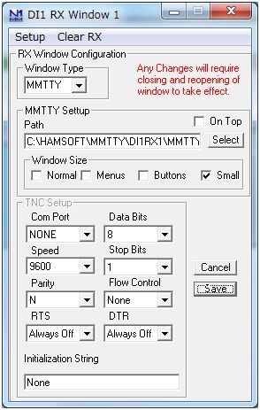 Additional Receive-Only Windows for RTTY